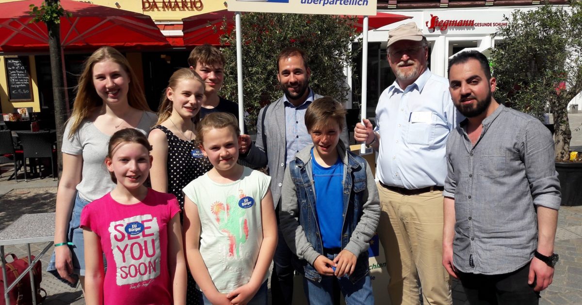 Europatag in der Hamelner Fußgängerzone Johannes Schraps